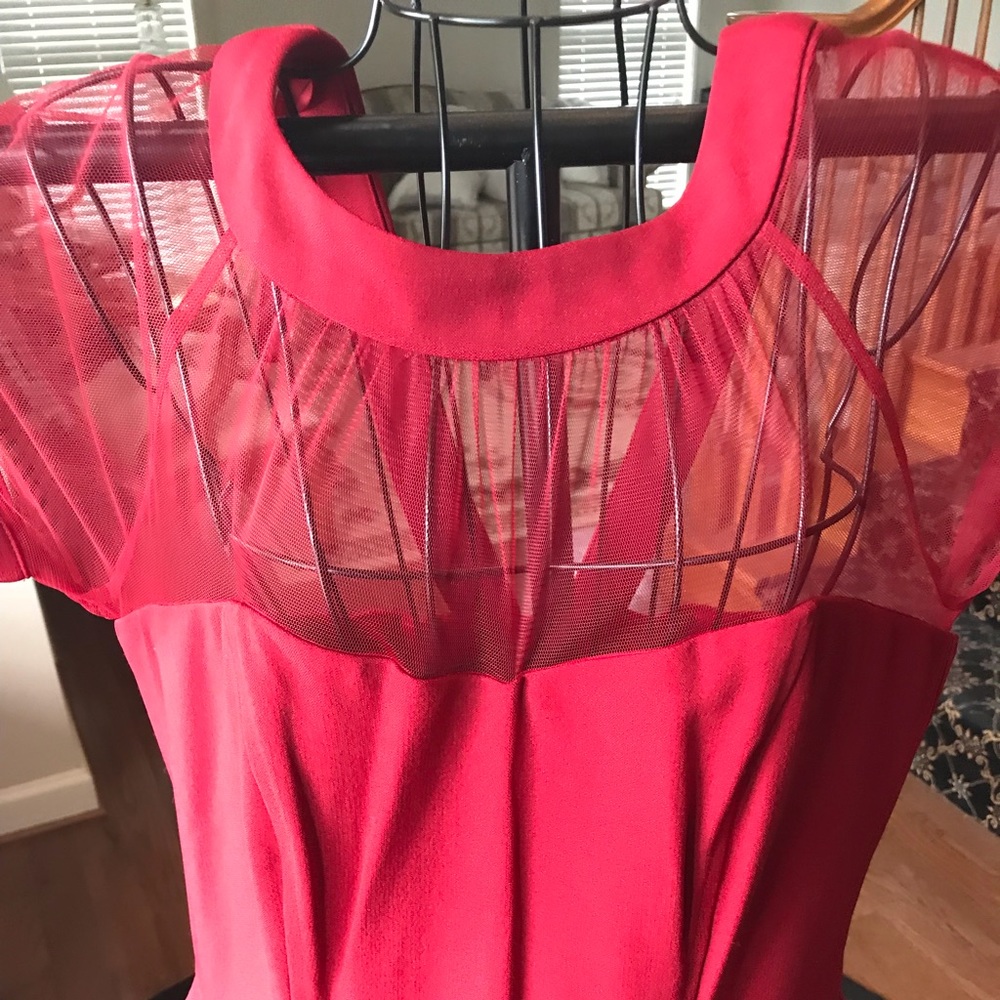 Size 10 Red SLNY Cocktail Dress